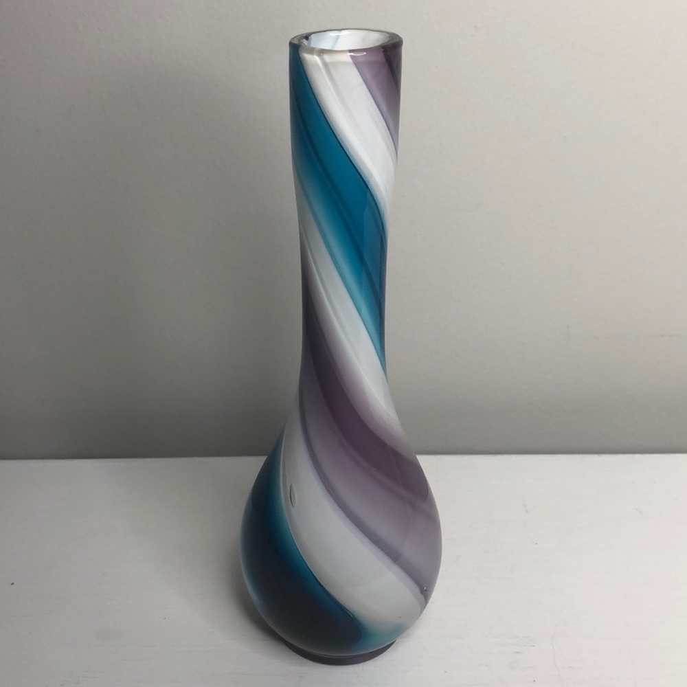 Vintage Nasco Swirl Bud Vase